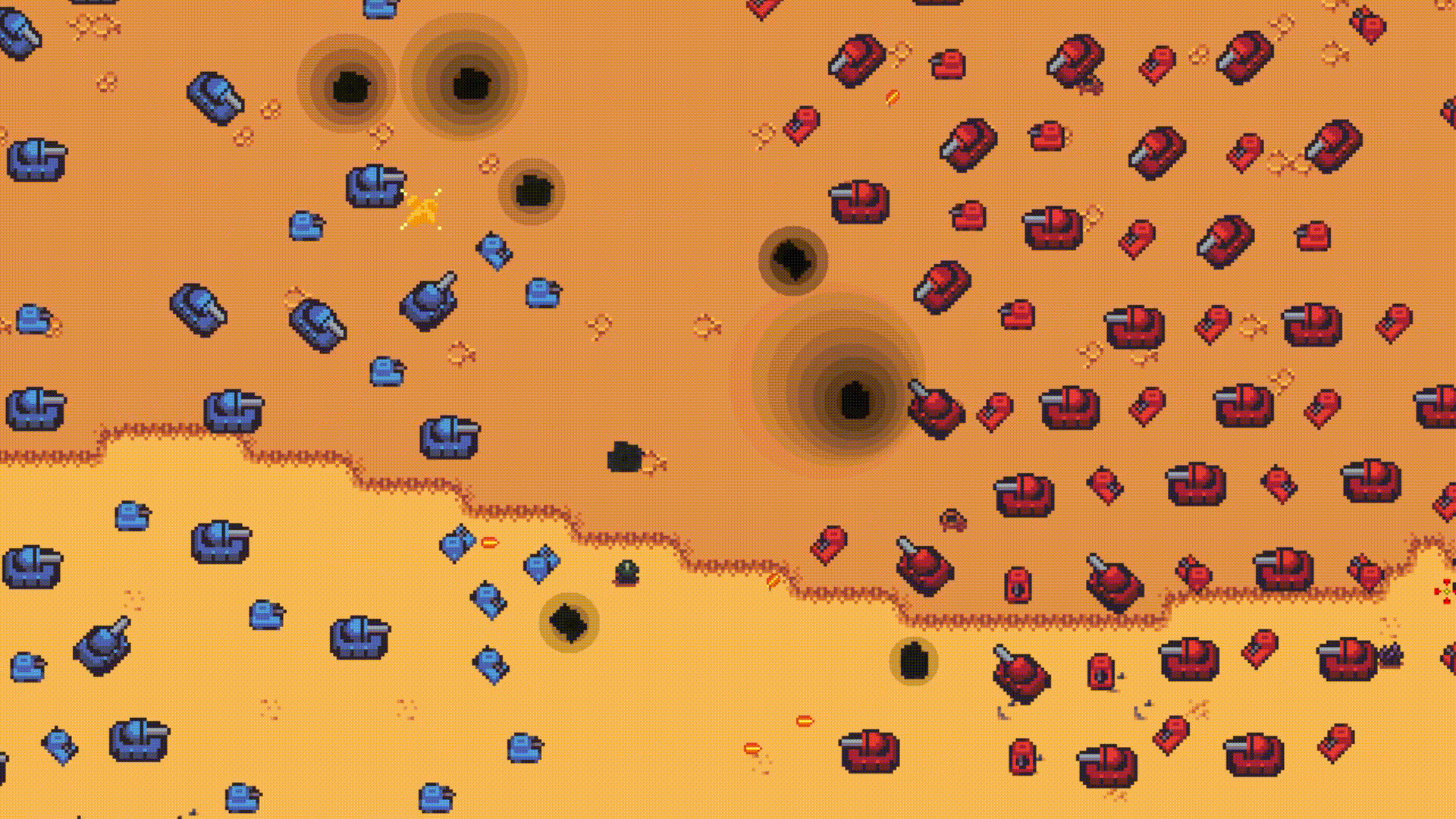 First real battle
